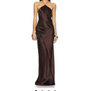 Retrofete Maxi Dress in Rich Chocolate